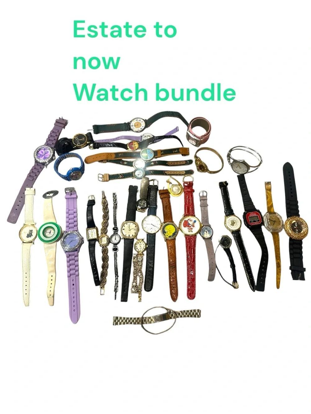 Estate to now Watch Bundle - Assorted Fashion Wristwatches